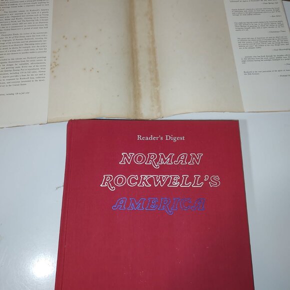 1975 Reader's Digest Norman Rockwell's America HC Book-Fair AS IS - Picture 7 of 11